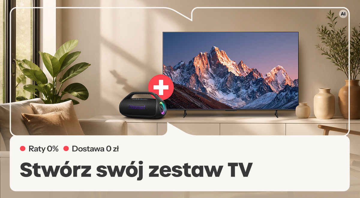 15% rabatu na zestawy tv