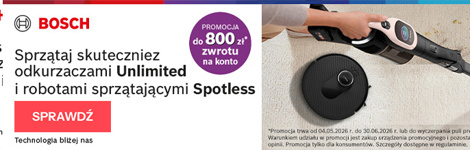 Promocja do 800 zł - zwrot na konto