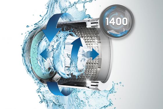 Samsung Maksymalna prędkość wirowania 1400 (obr/min)