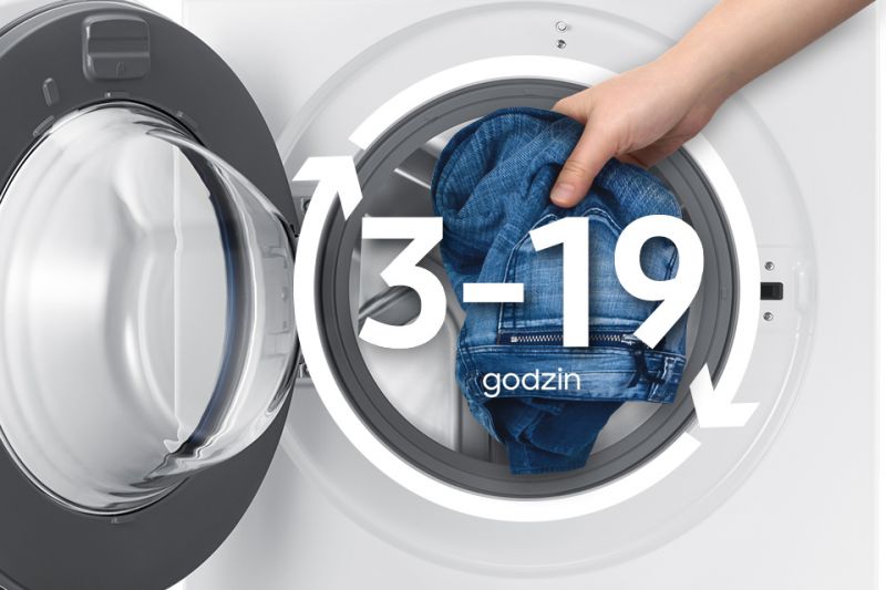 Samsung Wygodne rozwiązanie. Ustaw czas zakończenia prania