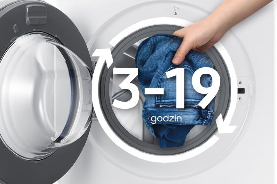 Samsung Wygodne rozwiązanie. Ustaw czas zakończenia prania
