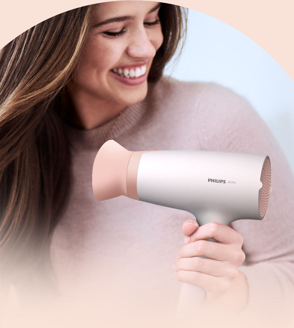 Philips Suszenie w niższej temperaturze w trosce o Twoje włosy
