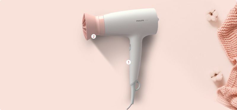 Philips Suszenie w niższej temperaturze w trosce o Twoje włosy