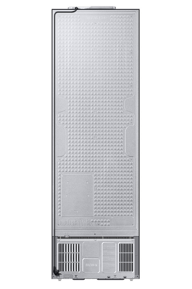 Tył lodówki Samsung wykonany z metalu