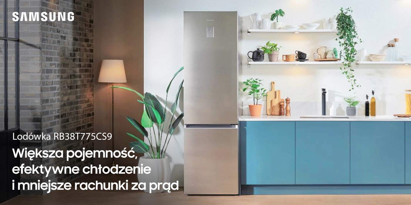 lodówka z dolnym zamrażalnikiem Samsung