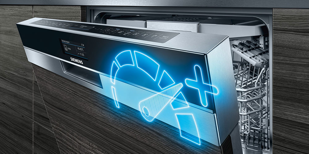 varioSpeed ​​Plus - nawet trzykrotnie przyśpieszenie cyklu zmywania, z możliwością zdalnej aktywacji dzięki Home Connect.