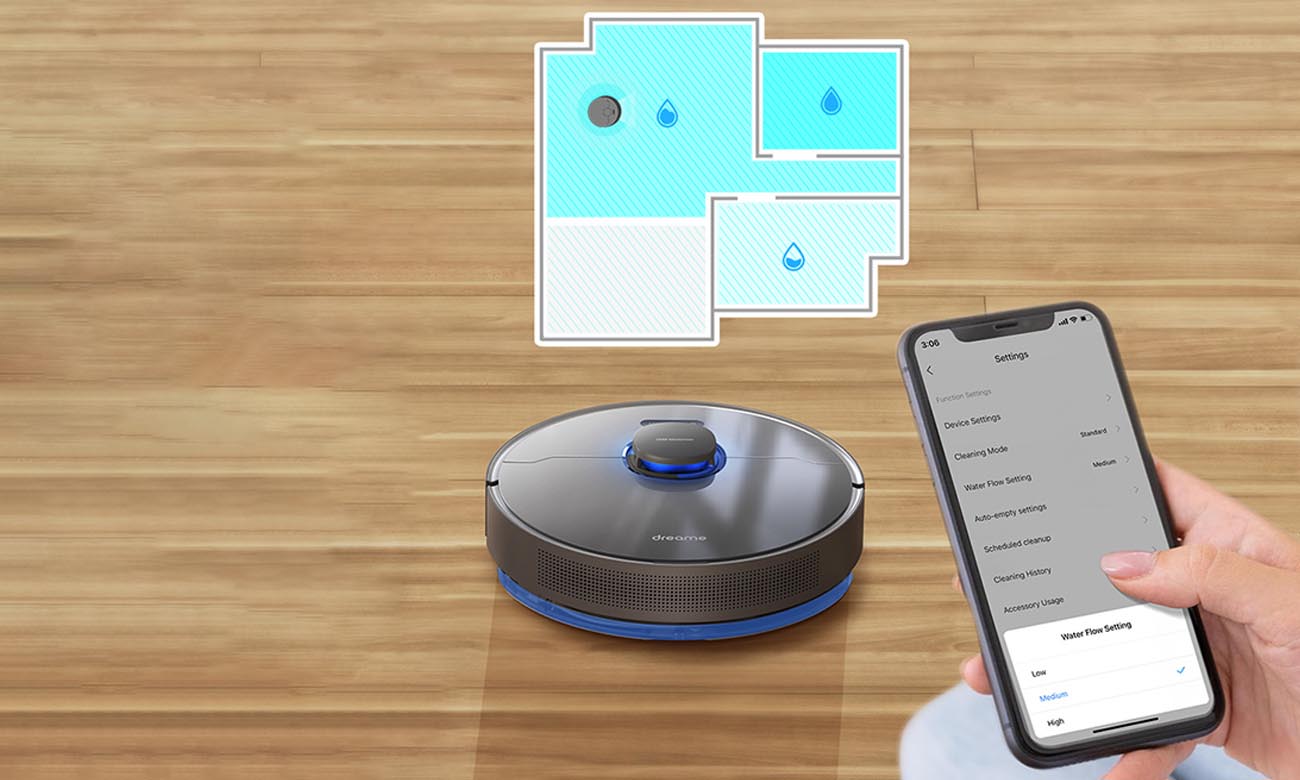 Robot sprzątający z funkcją mopowania Dreame Z10 Pro