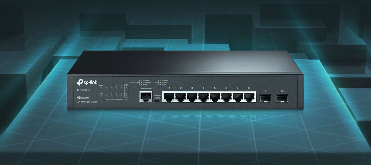 Switch TP-Link 10p TL-SG3210 Rack