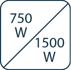 gc-1500 Dwustopniowa regulacja mocy