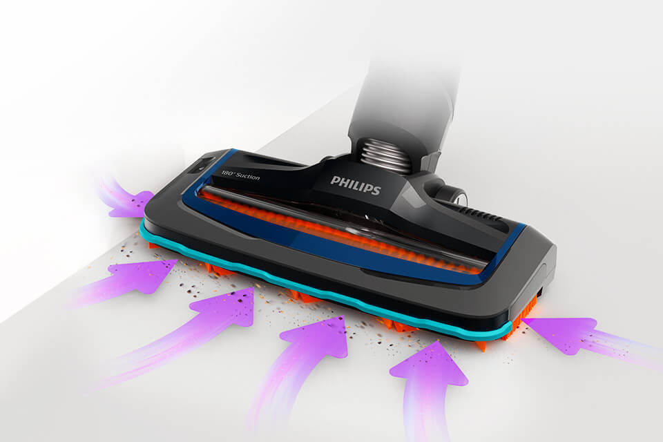 Philips Efektywne usuwanie brudu. Silnik PowerBlade z PowerCyclone 7