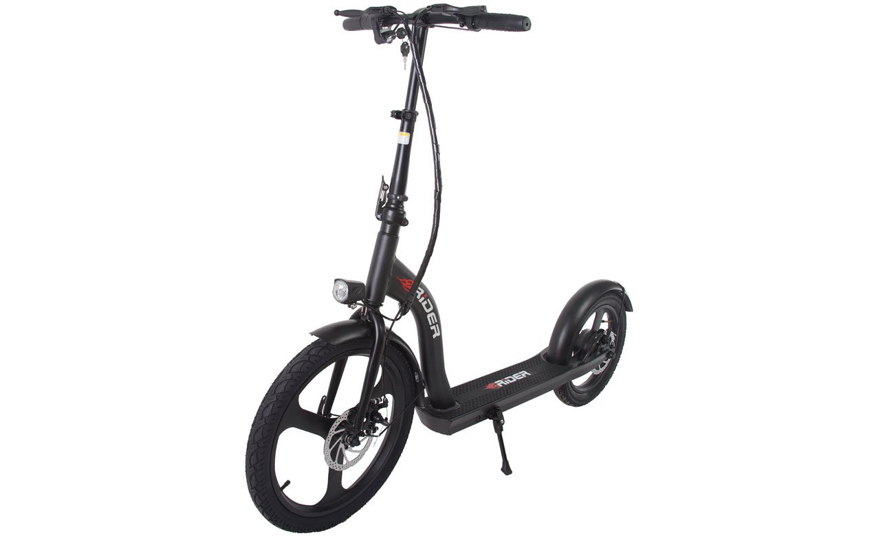 Hulajnoga elektryczna Rider MONSTER - Widok od przodu i lewego boku