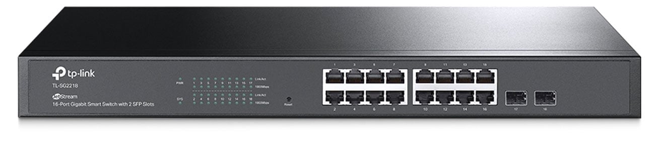 Switch TP-Link TL-SG2218 - Widok od przodu