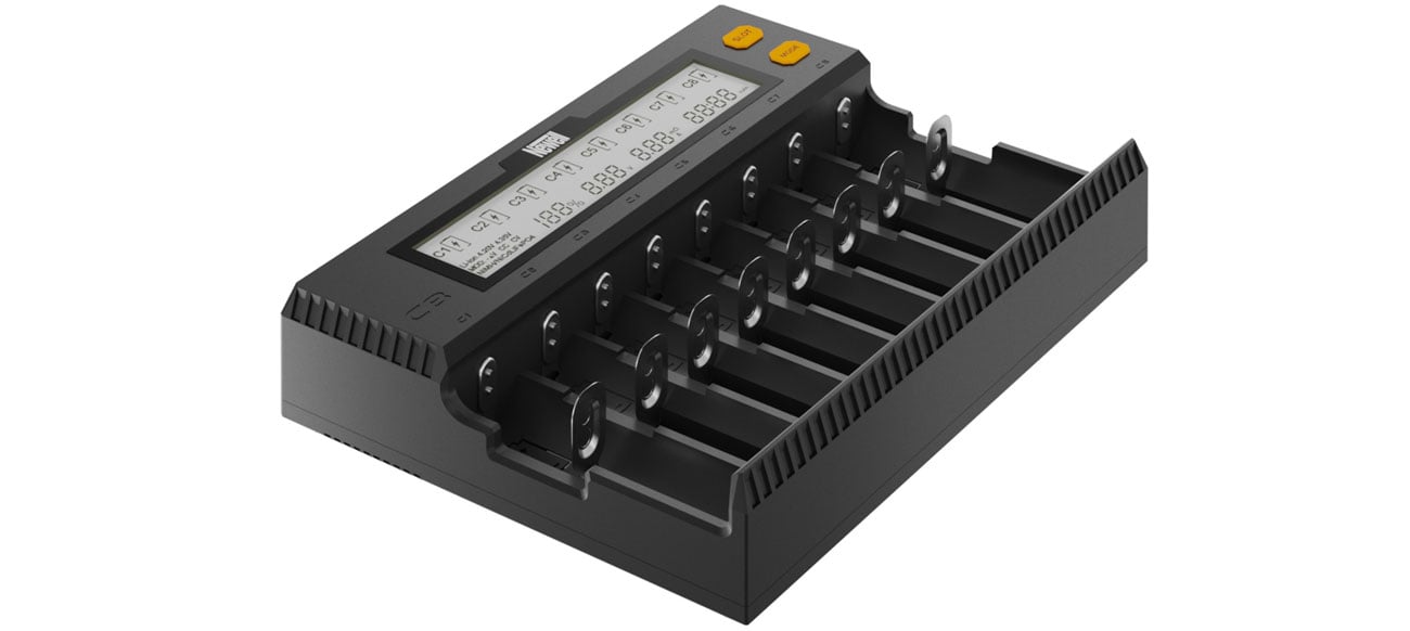 Ładowarka Newell Smart C8 do akumulatorów NiMH/Li-Ion
