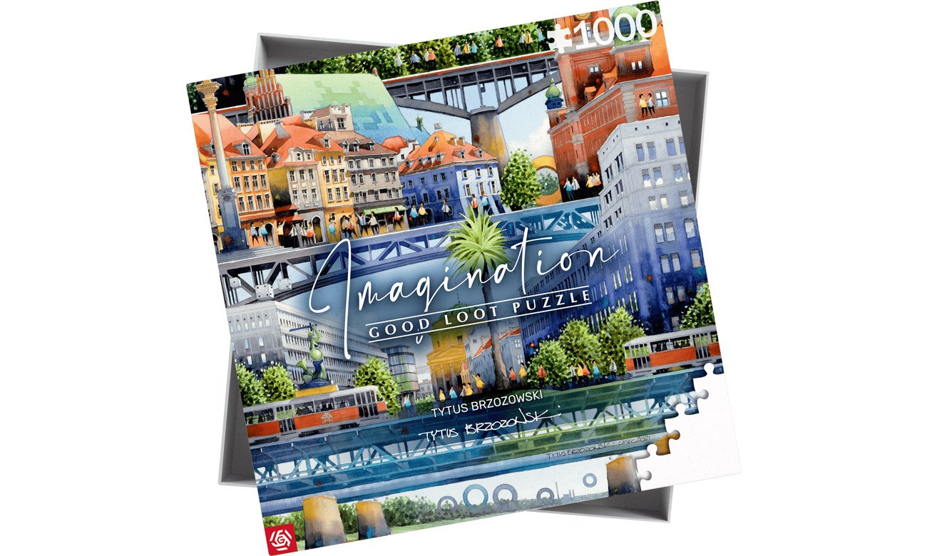 Puzzle Imagination: Tytus Brzozowski - Warszawskie mosty - Widok ogólny