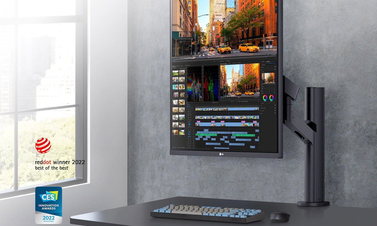 Monitor do domu i do biura LG 28MQ780 DualUp Ergo