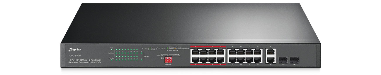 TP-Link TL-SL1218MP Złącza