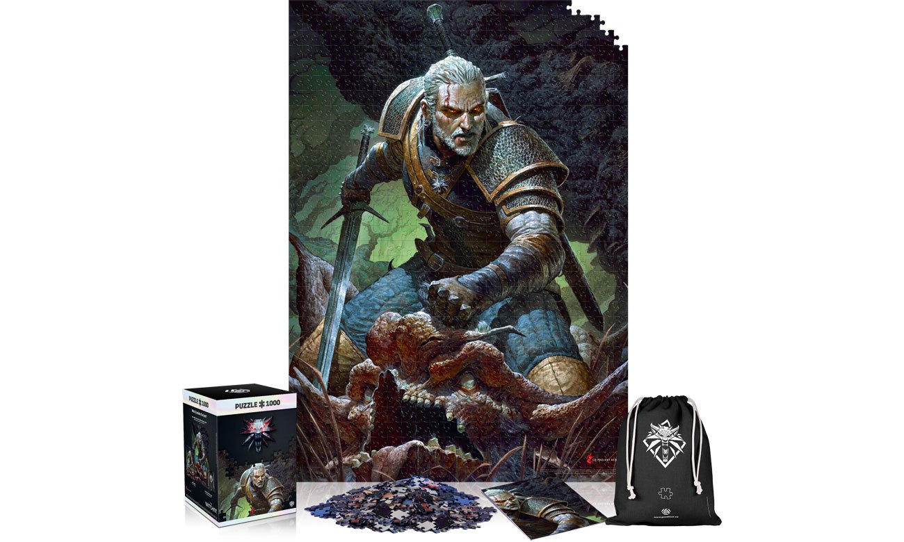The Witcher (Wiedźmin): Dark World Puzzles 1000 zestaw