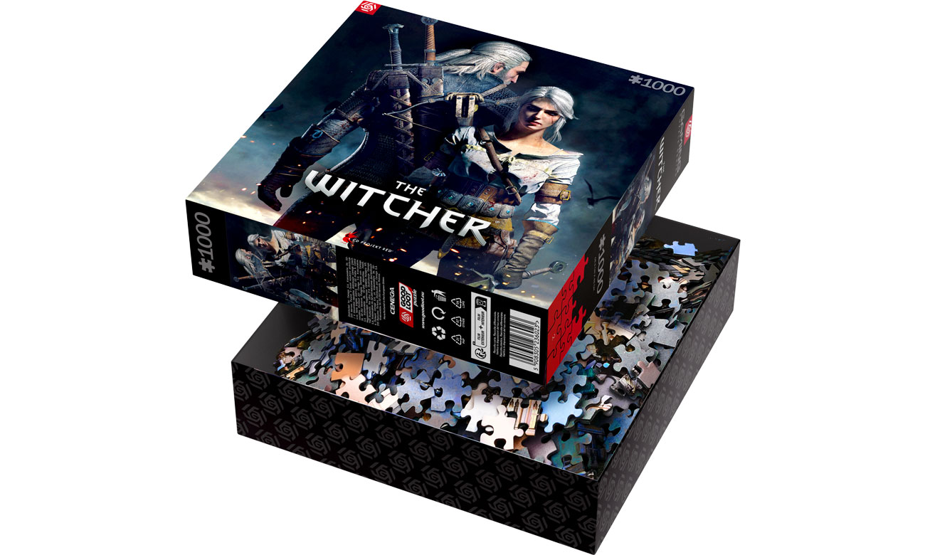 The Witcher (Wiedźmin): Geralt & Ciri Puzzles 1000 opakowanie