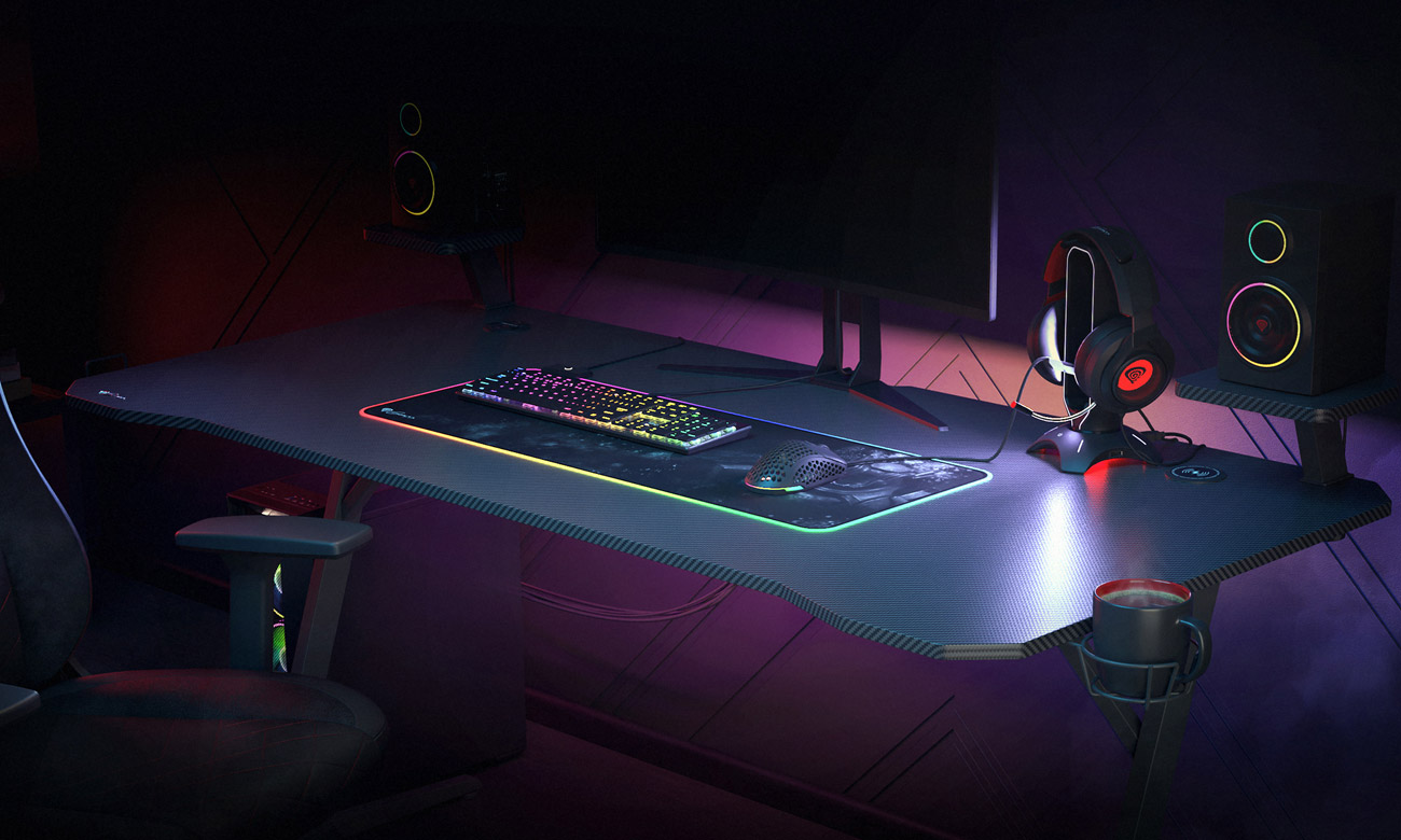 Biurko gamingowe Genesis HOLM 510 RGB - Lifestyle