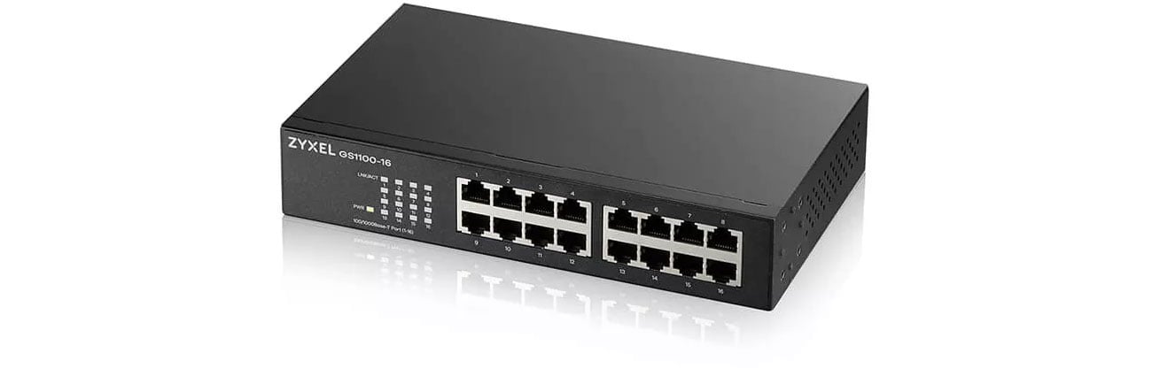 Switch Zyxel 16p GS1100-16 (16x10/100/1000Mbit)