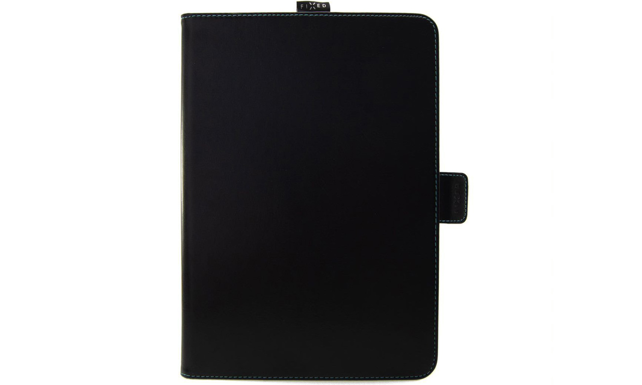Etui FIXED Novel do tabletów 10,1'' Czarne - Widok od przodu, zamknięte