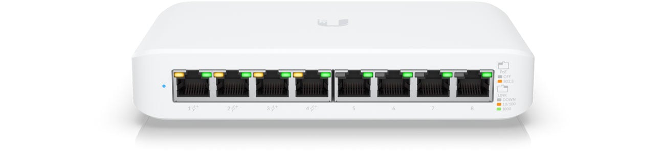 Ubiquiti USW-Lite-8-PoE Porty