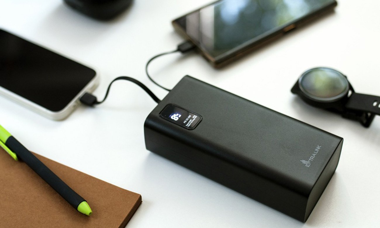 Power bank ExtraLink EPB-069 30000 mAh - Wysoka pojemność oraz szybkie ładowanie Fast Charging