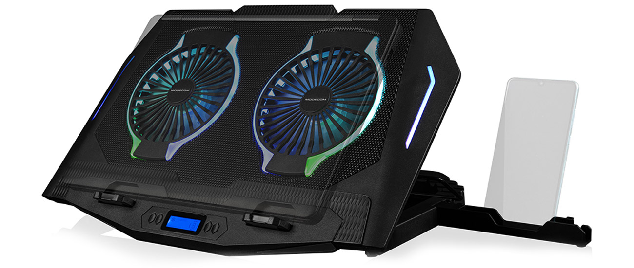 Podstawka chłodząca pod laptop MODECOM MC-CF21 RGB