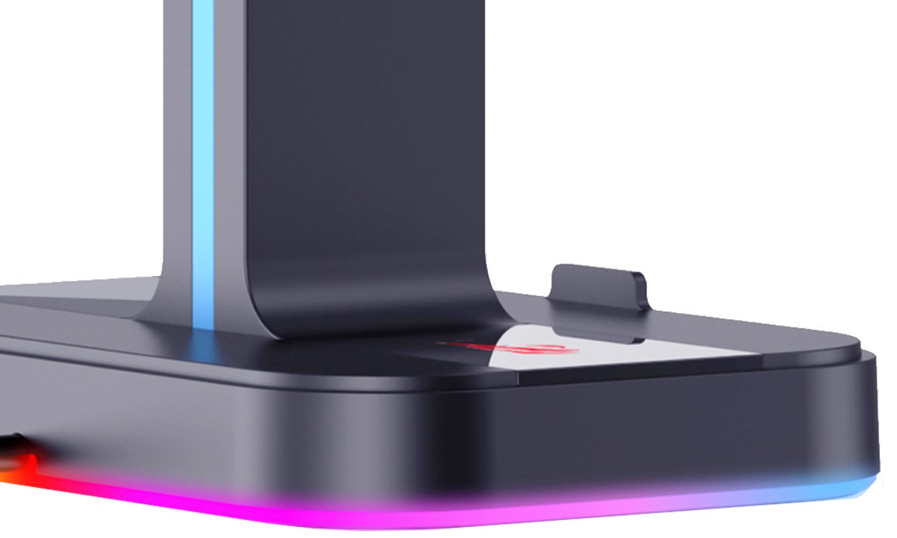 Stojak na słuchawki Havit TH650 RGB - Podstawka na telefon