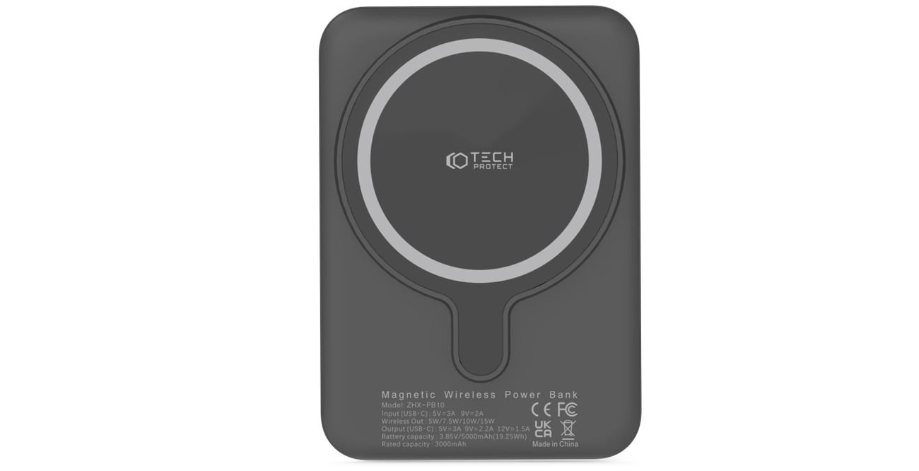 Powerbank Tech-Protect PB10 LifeMag MagSafe 5000 mAh czarny