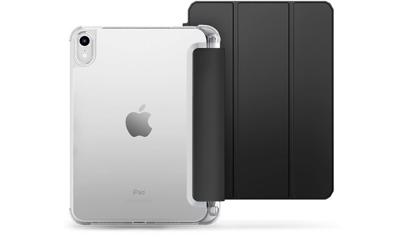 Etui Tech-Protect SmartCase Hybrid do iPad (10. gen) Black - Widok ogólny
