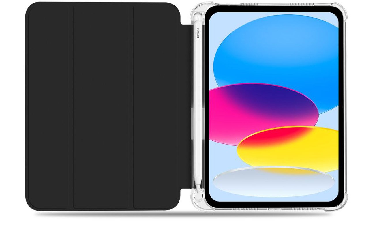 Etui Tech-Protect SmartCase Hybrid do iPad (10. gen) Black  - Miejsce na rysik