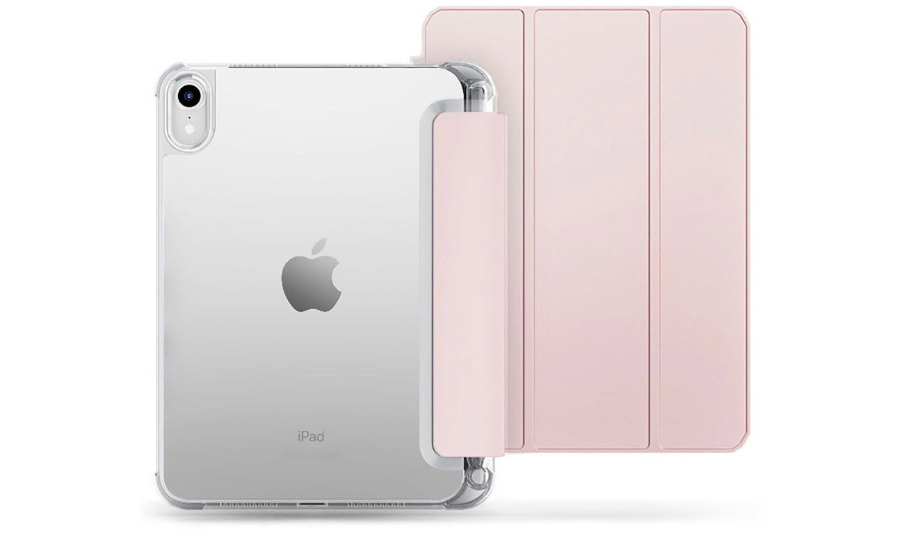 Etui Tech-Protect SmartCase Hybrid do iPad (10. gen) Pink - Widok ogólny