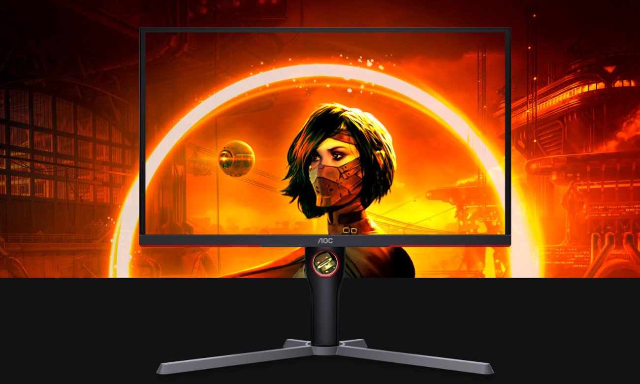 AOC Gaming 25G3ZM/BK widok z przodu