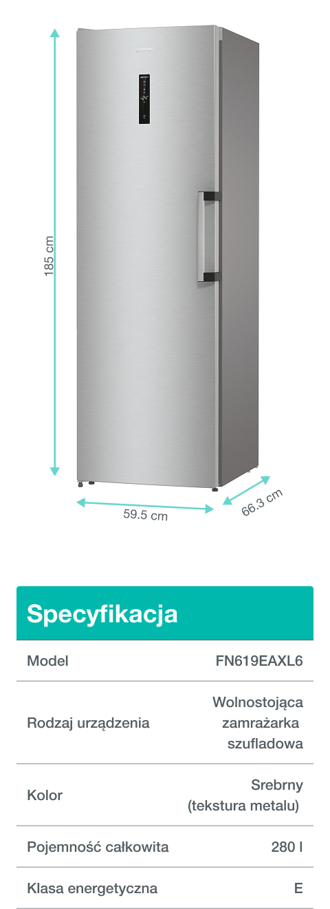 Gorenje fridge FN619EAXL6