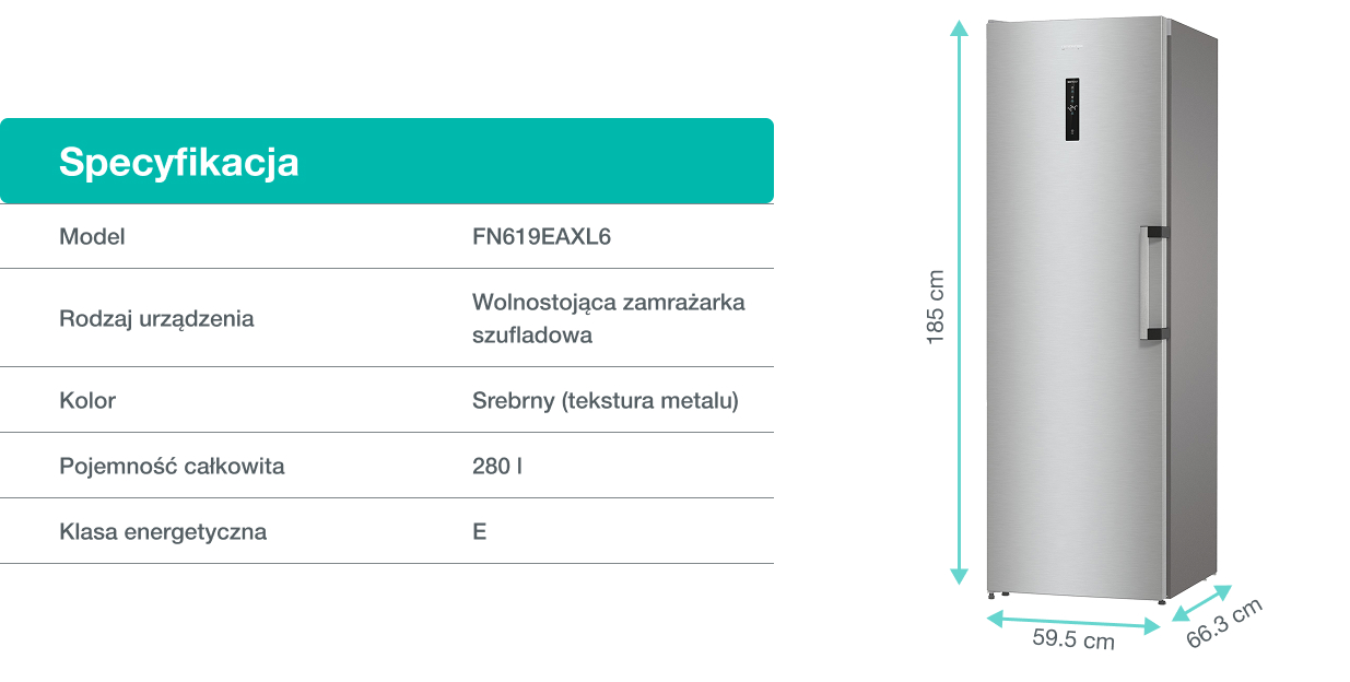 Gorenje fridge FN619EAXL6