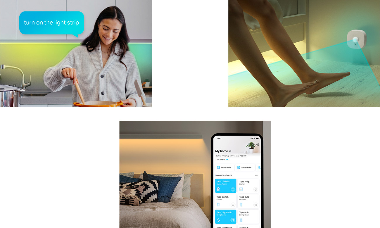 Taśma LED TP-Link Tapo L920-5 Smart Wi-Fi ze zmiennym kolorem - Kontroluj tak, jak chcesz