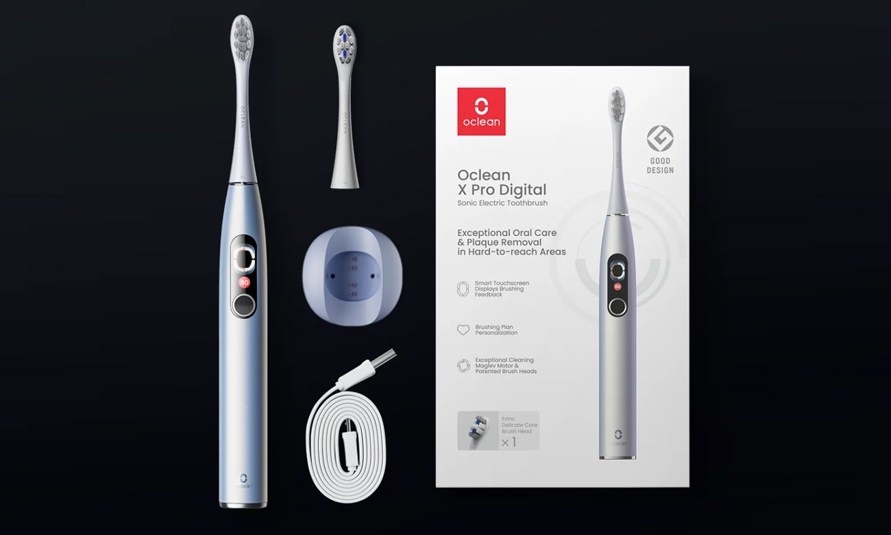 Szczoteczka soniczna Oclean X Pro Digital złota