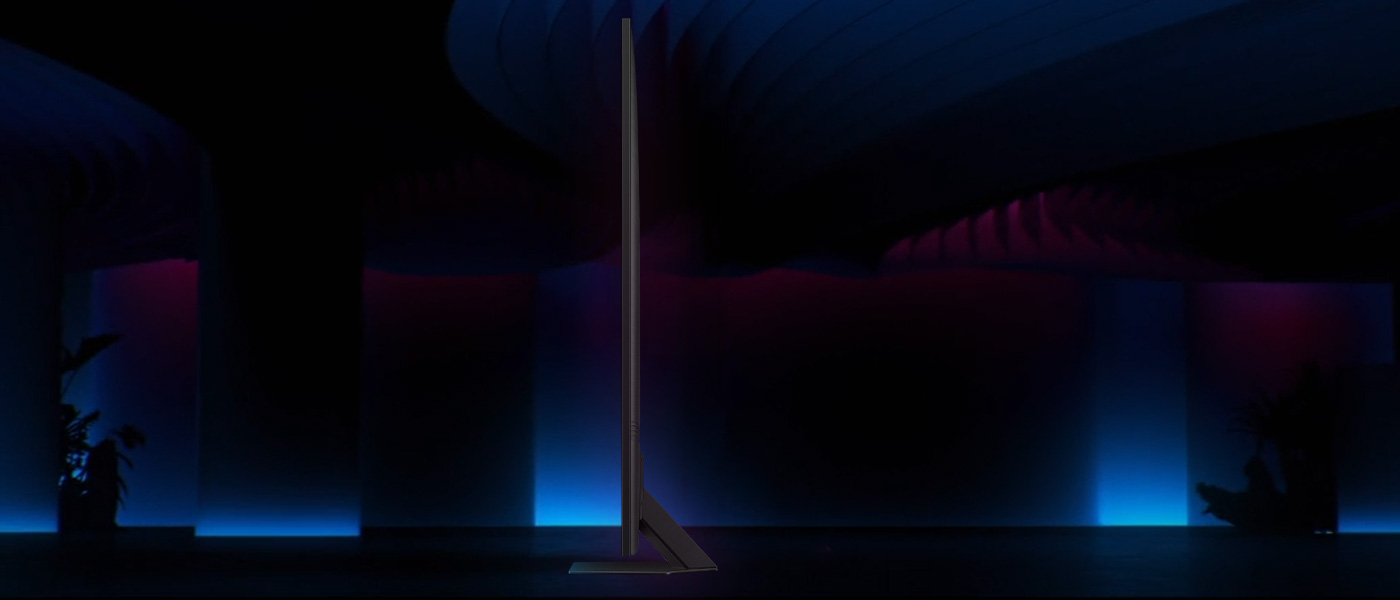 Smukła sylwetka telewizora Samsung Neo QLED QN85C