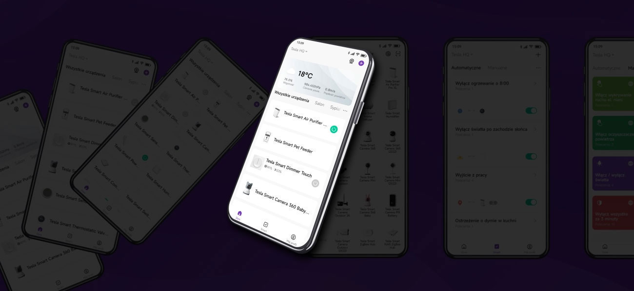 Tesla TechToy Smart Strip Extension RGB Aplikacja