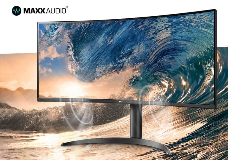 Dźwięk MaxxAudio zapewnia głębię i wyrazistość.