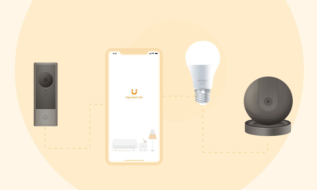 Aplikacja mobilna Imou Life sterowanie smart home