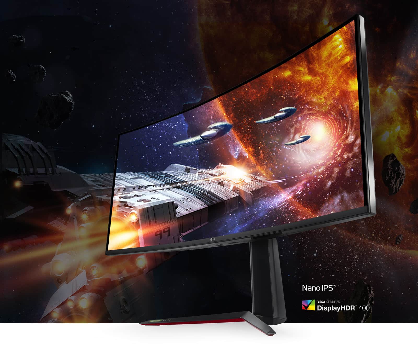 obsługuje Nano IPS i HDR 400
