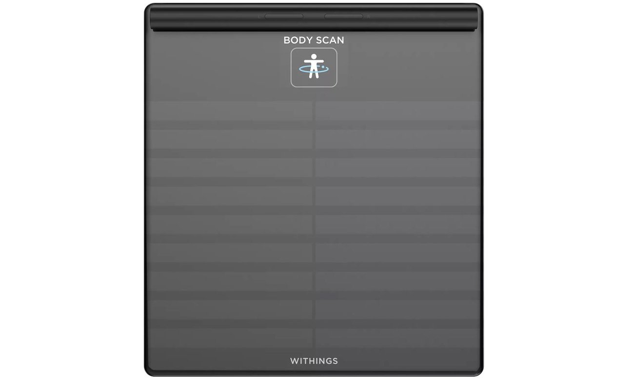 Inteligentna waga Withings Body Scan Czarna - Widok od przodu