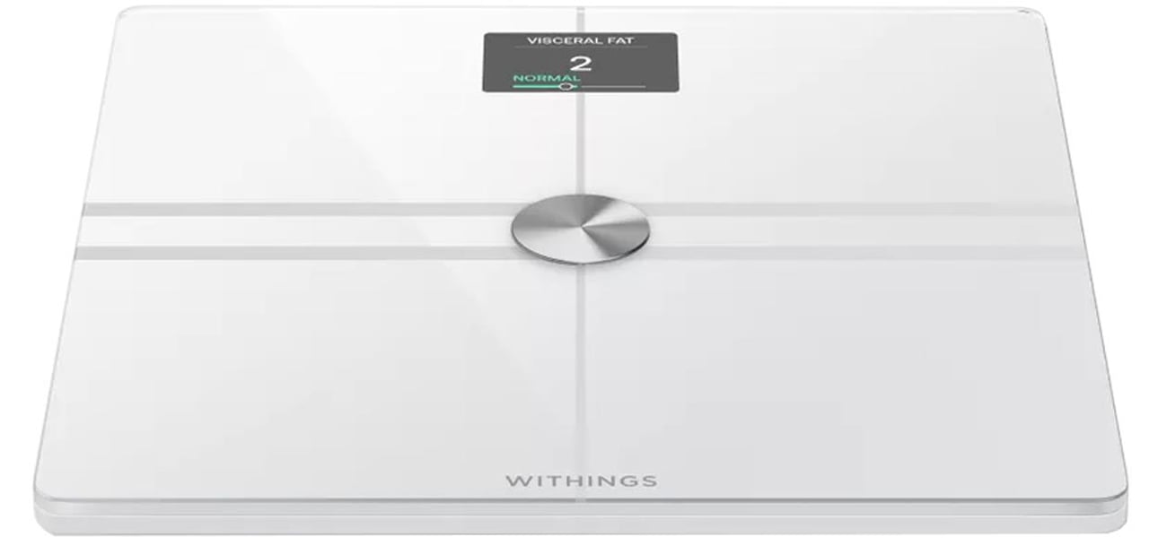 Inteligentna waga Withings Body Comp Biała - Widok od przodu pod kątem