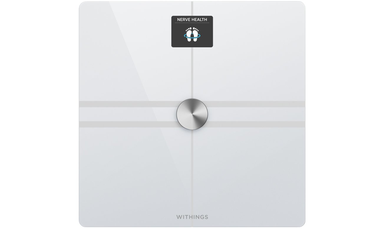Inteligentna waga Withings Body Comp Biała - Widok od przodu