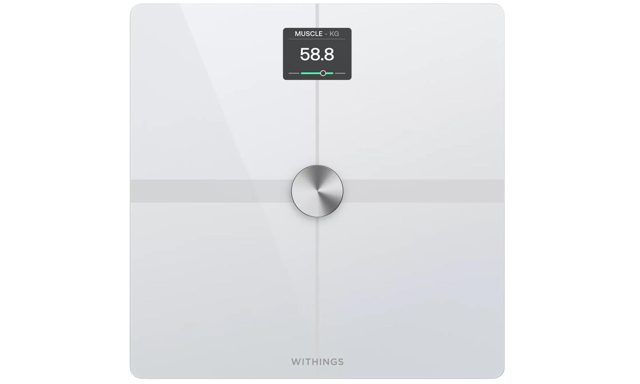 Inteligentna waga Withings Body Smart Biała - Widok od przodu