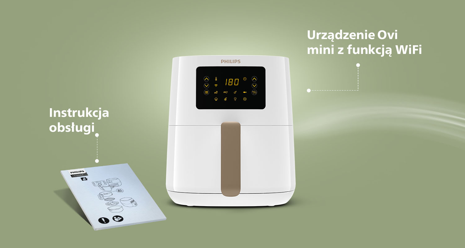Philips Ovi HD9255/30 wraz z dołączoną instrukcją obsługi