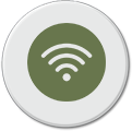 Ikona łączności z siecią Wifi