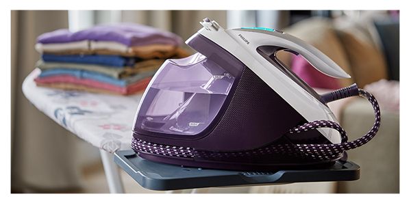 Philips Do 2 godzin ciągłego prasowania. Duży odłączany zbiornik wody